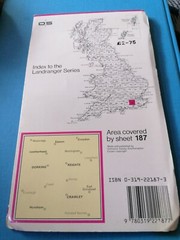 Landranger Maps: Sheet 187: Dorking, Reigate & Crawley by Ordnance Survey (1989)
