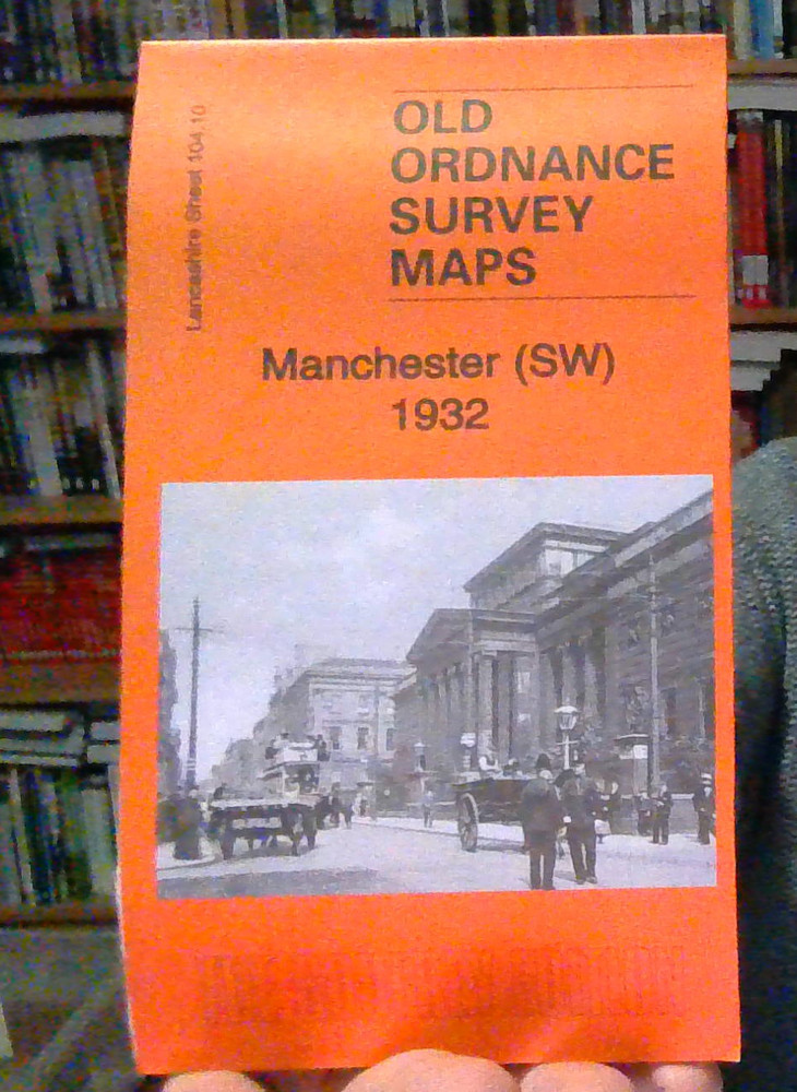 MAP OF Manchester (SW) 1932 Lancashire Sheet 104.10 NEW 9781847849601