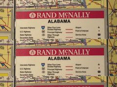 Rand McNally, TRAKKER Easy to Fold: South Carolina, Alabama State Laminated Map