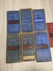 Vintage Bartholomew’s Tourist And Cyclists Cloth Map Bundle Surrey + More. PBF