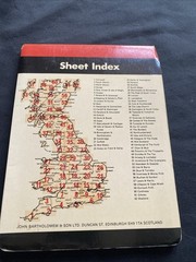 Vale of Severn & Radnor Forest Bartholomew National Map 1:100 Sc #18 (1260)