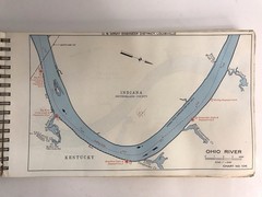 1963 U.S. Army Engineer District Navigation Charts Ohio River Foster KY Cairo IL