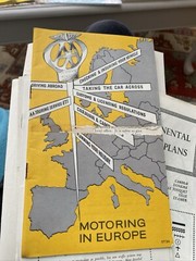 Job lot Vintage Road Maps In Europe town plans etc 20 items