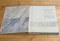 1960 Goode’s World Atlas 11th Edition Fifth Printing Rand McNally Hardcover