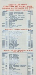 1964 Standard Oil Company Map of Chicago