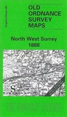 MAP OF North West Surrey 1888 One Inch Sheet 285 by John Griffiths NEW