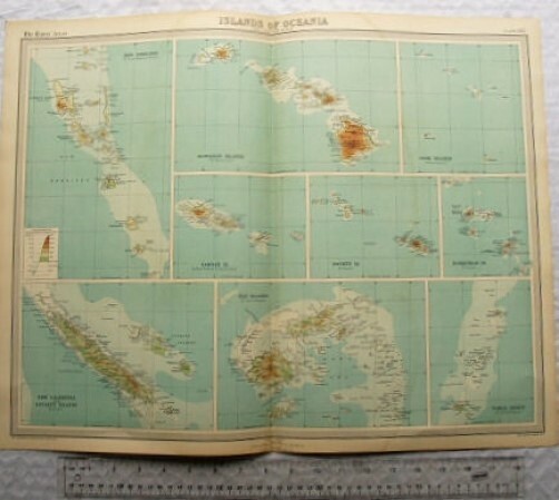 1922 The Times Plate 112 – Islands of Oceania