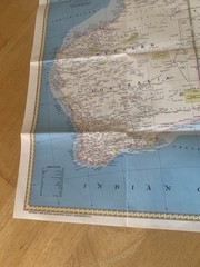 National Geographic Australia Land of Living Fossils Map Magazine 1979