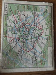 IN AND AROUND PARIS AND ENVIRONS BY RAYMOND DENAES PAPERBACK BOOK