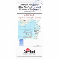 Aasiaat: West Greenland Map No.18 1:100000 topographic hiking walking trekking