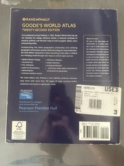 Rand McNally Goode’s World Atlas 22nd Edition Atlas, Howard Veregin