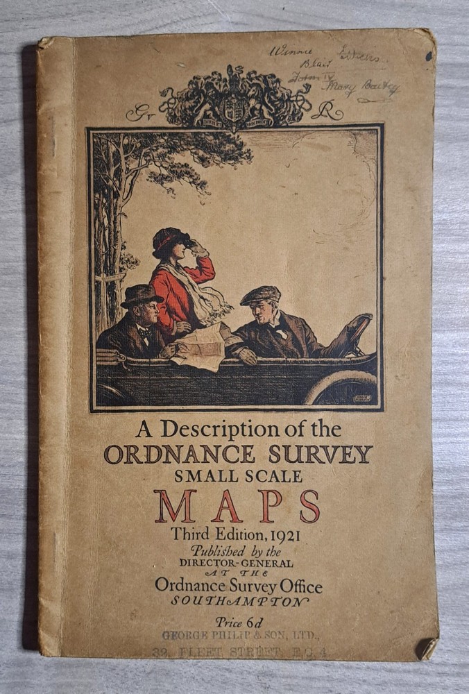A Description Of The Ordnance Survey – Small Scale Maps – Third Edition 1921
