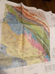1969 USGS California Map Areal & Engineering Geology Of Oakland East Quadrangle