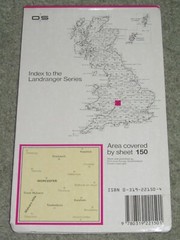 OS Ordnance Survey Landranger Map Sheet 150 Worcester & The Malverns – 1993