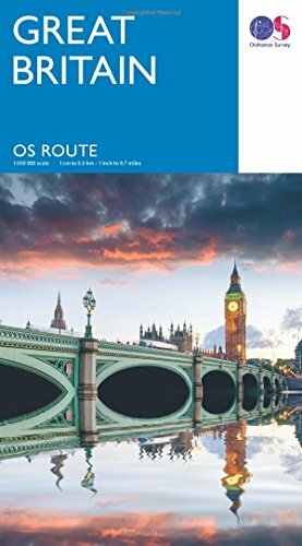 OS Route Map Route Map by Ordnance Survey Book The Fast Free Shipping