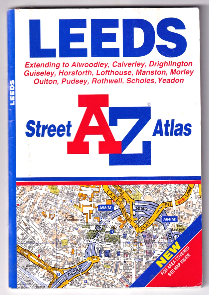 LEEDS – A-Z Street plans (96 pages)