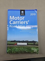 2019 Motor Carriers’ Road Atlas : McRa by Rand McNally (2018, Trade Paperback)