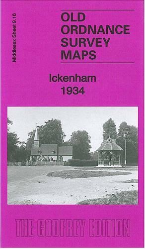 Ickenham 1934: Middlesex Sheet 09.16 (Ol… by Hounsell, Peter Sheet map, folded
