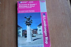 OS Landranger Map 159 Swansea, Gower & Carmarthen, 1:50,000, Ordnance Survey