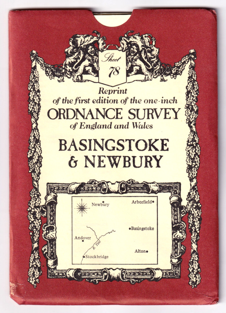 BASINGSTOKE & NEWBURY – Ordnance Survey Reprint of First Edition One Inch Map