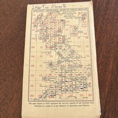 Vintage Ordnance Survey Map Sheet 182 Brighton & Worthing Cloth Edition