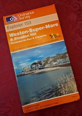 Ordnance Survey Explorer 1:25,000: Sheet 153 Weston-super-Mare – 1998
