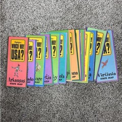 Lot (14) HIGHLIGHTS Which Way USA State Map School Activity Homeschool Learning