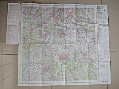 Dorking Reigate Crawley OS Map Sheet 187 1:50000 First Series 1975