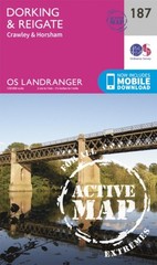 Dorking, Reigate & Crawley by Ordnance Survey (Sheet map, folded)