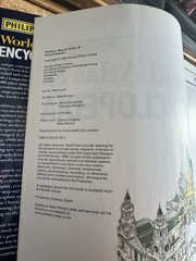 Philip’s Encyclopaedia and World Atlas Hardback Book. 744 Pages.