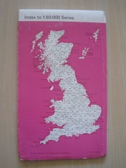Ordnance survey map Landranger series Berwick-upon-Tweed sheet 75 scale 1:50 000