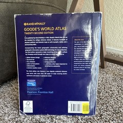 Rand McNally Goode’s World Atlas Twenty-Second Edition Paperback