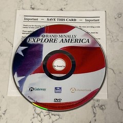 Rand McNally Explore America DVD-ROM Vinitage 2000 Collectible