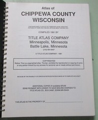 1991 2v. Atlas of Chippewa County Wisconsin
