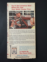 Rand McNally Mobil Map The Southwest USA Vintage 1965