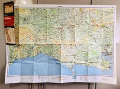 Bartholomew Vintage National Map Series, 1:100 000 Maps x 4, Dorset, Sussex…..