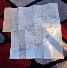 Ordnance Survey, OS, One Inch Paper Map, 1959 Forfar, no. 50.