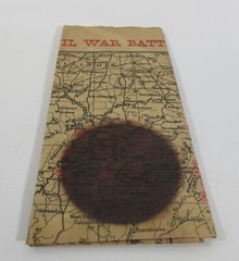 Civil War Battlefields 1861-1865 Chronological MAP (1977) Historical Documents