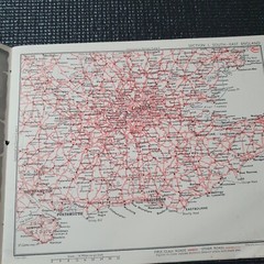 Don Service Depots Map The Road to the West-the East-the South-the North by 1951