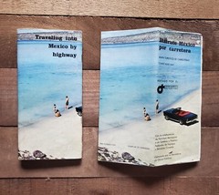 Set of 2 – Traveling Into Mexico By Highway – Travelers Map Guide Atlas Info