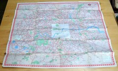 Bus Map Central Area including Trolleybuses, London Transport, Very Good Book