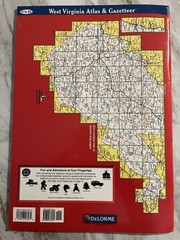 DeLorme West Virginia Atlas & Gazetteer Like New