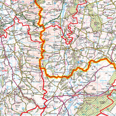 (G26) Map of Chester CH Postcode Sectors, Poster of Chester Postcodes