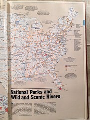 National Geographic Atlas of North America Space Age Portrait of Continent 1985