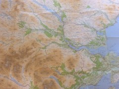 DORNOCH FIRTH Bartholomew National Map Series 1:100000 Scotland Fold Out Wall