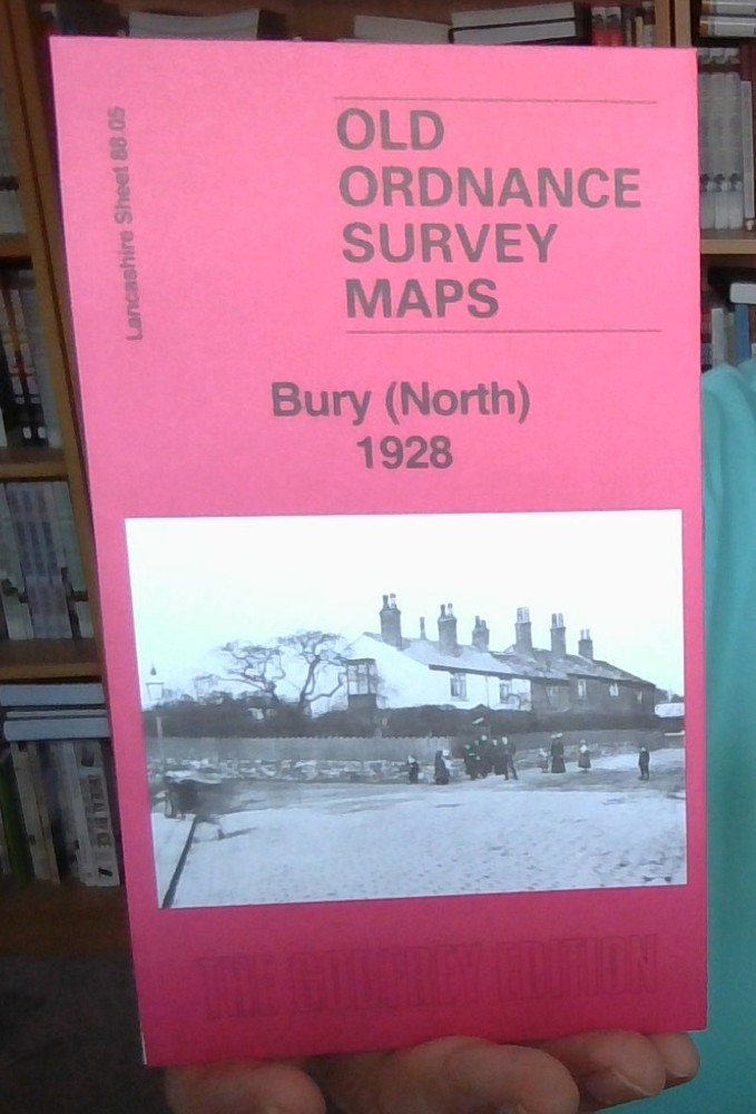 MAP OF Bury (North) 1928 Lancashire Sheet 88.05 NEW 9781787218390