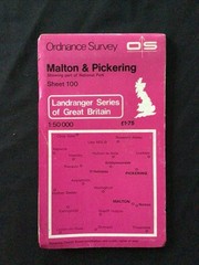 MAP – Ordnance Survey 1:50 2nd Series 1980 -Malton & Pickering #100 (8715)