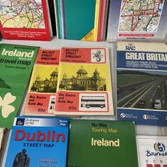 Vintage Maps Bundle Job Lot X22 Belfast Bournemouth Etc…