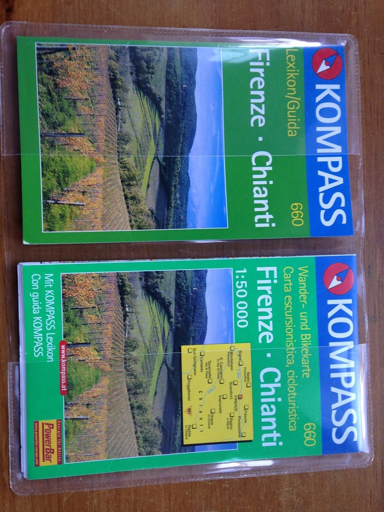 660 Kompass Firenze-Chianti (Map) (UK IMPORT)