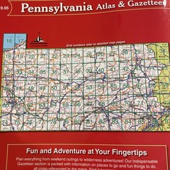 DeLorme Pennsylvania Atlas Gazetteer 11th Edition Topographic Maps GPS Grids